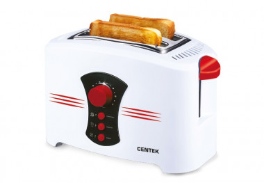 Тостер Centek CT -1426  бел. 800 Вт. &mdash; Posudio