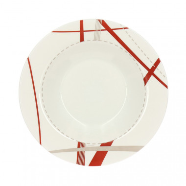 Тарелка суповая КУТЮР 22,5см &mdash; Posudio