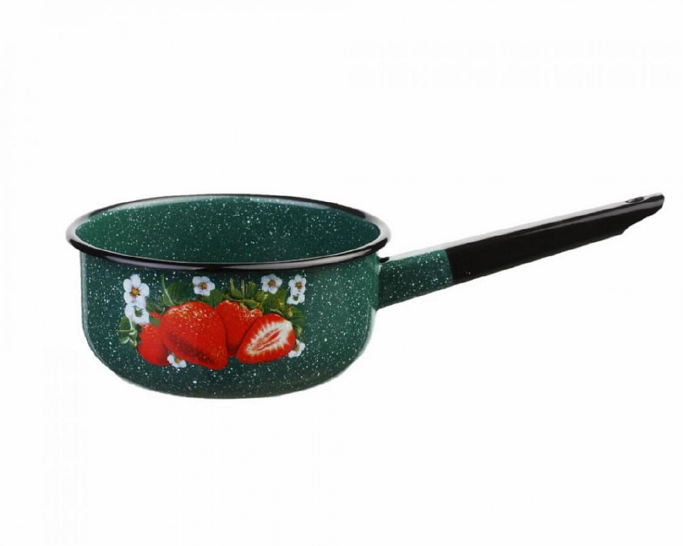 Ковш 1,5л. Клубника садовая зел. рябчик фото 1 — Posudio