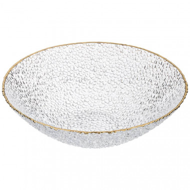 Салатник "Гламур"белый с золот.25см. &mdash; Posudio