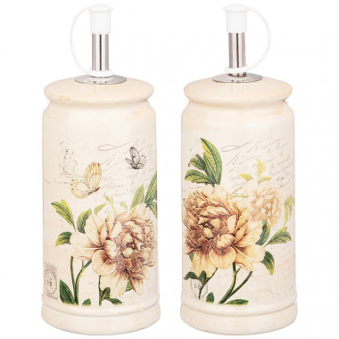 НАБОР ИЗ 2-Х БУТЫЛОЧЕК ДЛЯ МАСЛА/УКСУСА &quot;КОЛЛИС МЕМОРИ&quot; 240 МЛ / 6,5*6,5*13 СМ — Posudio