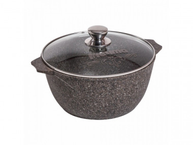 Кастрюля 8,0л.&quot;Premium&quot; (mokko) — Posudio