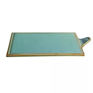 Блюдо для сыра 18*29см. Porland Seasons Turkuaz (Бирюзовый) 358130 &mdash; Posudio