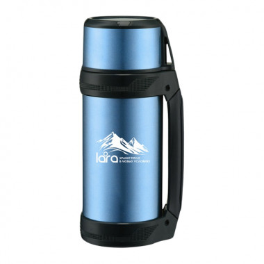 Термос LR04-08 LARA  1000мл.(синий) — Posudio