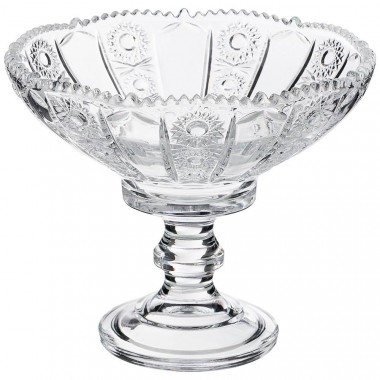 Конфетница на ножке "MUZA CRYSTAL" &mdash; Posudio