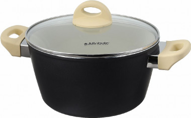 Кастрюля AVORIO скерамическим покрытием с крышкой 24см, AFA224 — Posudio