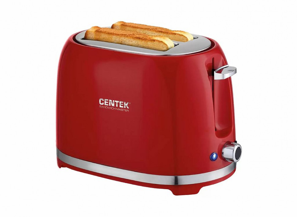Тостер Centek CT -1432  красн 850 Вт. фото 1 — Posudio