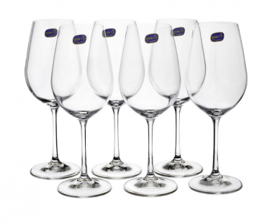 Бокал для вина 450мл (6шт) Crystal Bohemia Viola 40729/450 &mdash; Posudio