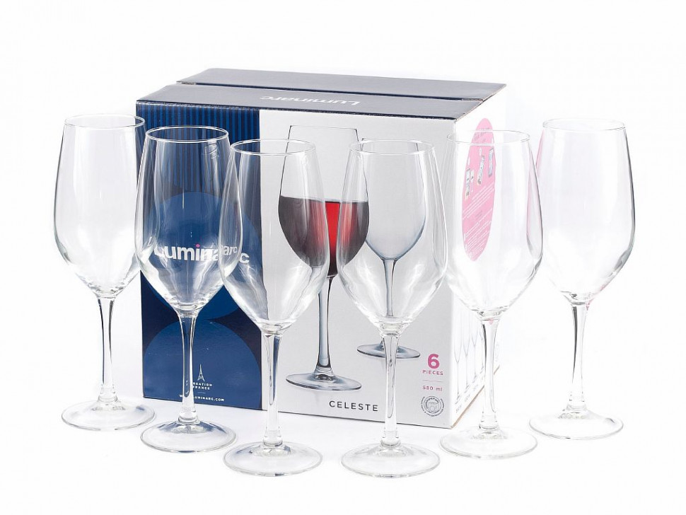 Набор фужеров для вина 580мл 6шт Luminarc Celeste L5833 фото 1 — Posudio