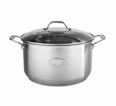 HM 57130 Кастрюля с шильдиком, нерж. сталь, 10,9л.(30*16,5см.) — Posudio