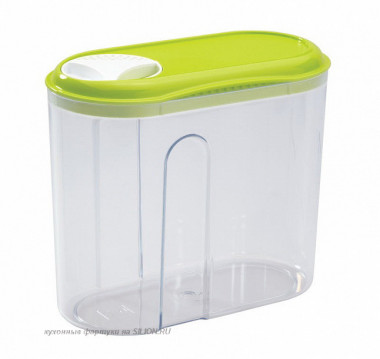 Емкость д/сыпучих продуктов с дозатором 1,0л. — Posudio
