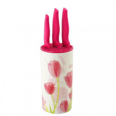 Набор ножей 4пр сил.ручк. на подст. (Mayer&amp;Boch) 24946 &mdash; Posudio