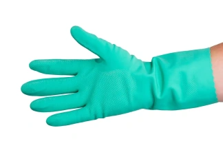 Vileda Перчатки латексные Многоцелевые М зеленый — Posudio