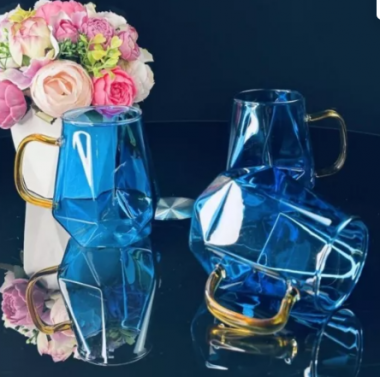 Набор из 6 кружек 350мл в под.уп.(х12)Стекло 160-276 — Posudio