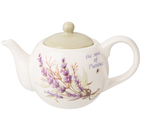 ЗАВАРОЧНЫЙ ЧАЙНИК AGNESS С ФИЛЬТРОМ "ДУША ПРОВАНСА"  900 МЛ. 885-107 фото 1 &mdash; Posudio