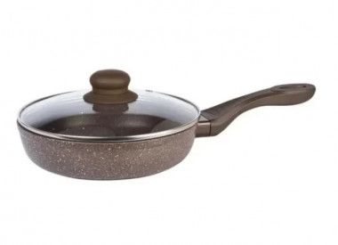 HM 9858 сковорода (28см) коричневая — Posudio