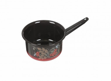 Ковш 2л. декор красно-черный — Posudio