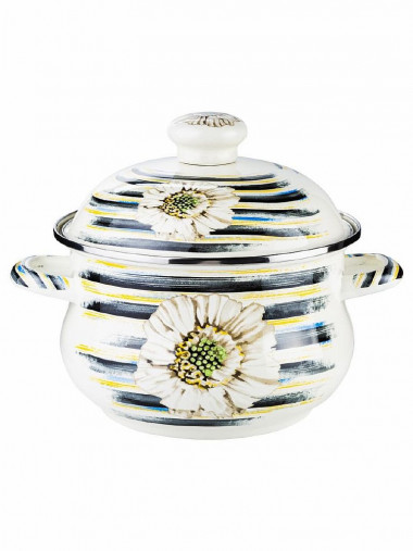 Кастрюля эмалированная 7л, HOFFMANN &mdash; Posudio