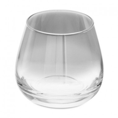 Набор стаканов  СИР ДЕ КОНЬЯК СЕРЕБРЯНАЯ ДЫМКА 300мл 4шт. низкие &mdash; Posudio