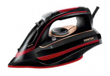 УТЮГ Centek CT-2311 RED 3000вт 450мл керамика, капля-стоп, антинакипь,самоочистка — Posudio