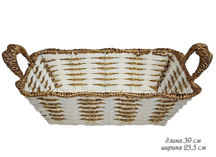 Корзина 39см(х60)Пластик 124-058 фото 1 — Posudio