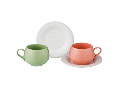 Чайный набор на 2 персон 4пр 200мл Яблочный — Posudio