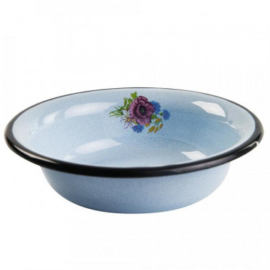 Миска 2л палевая серо-голуб — Posudio