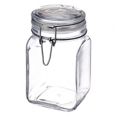 Банка Кремлин 1050 мл клипса 97626 &mdash; Posudio