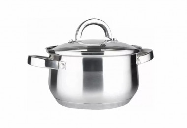 Кастрюля со стеклянной крышкой 8,5л, 26см — Posudio