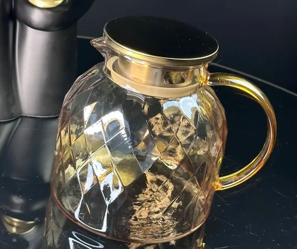 Чайник/графин 1400 мл в под.уп.(х24)Стекло 160-252 фото 1 — Posudio