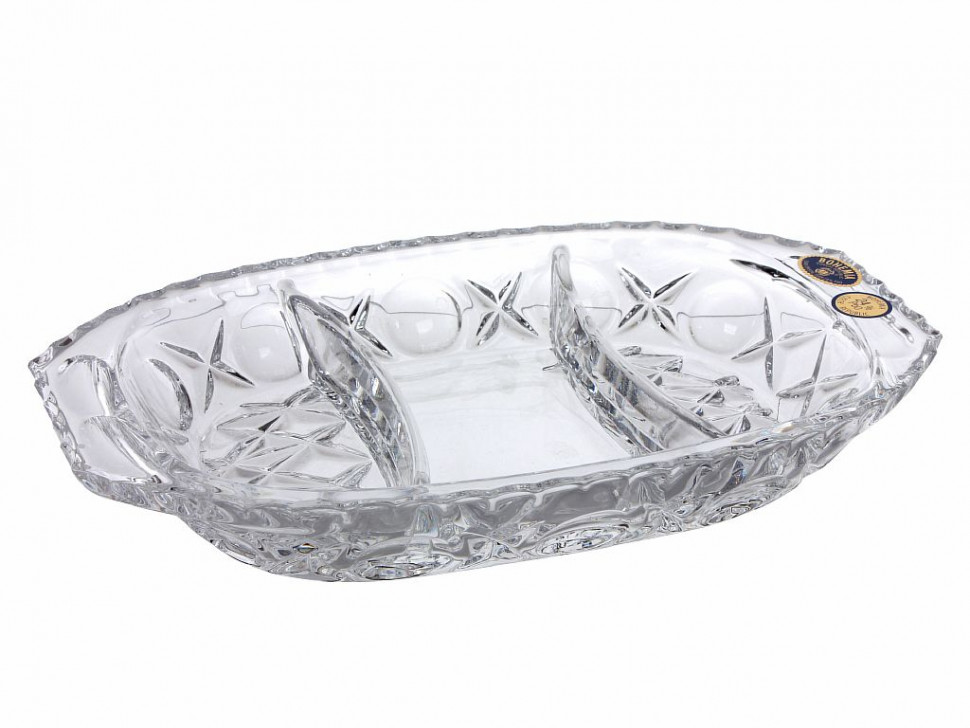 Кабаретт 21,5см (хрусталь) Crystal Bohemia Trays 990/90900/1/41100/215109 фото 1 — Posudio