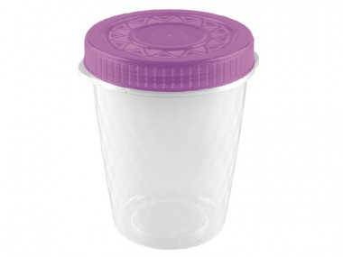 Банка с завинч крышкой&quot;Кристалл&quot; 0,6л. — Posudio