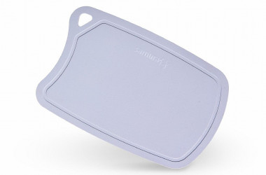 Доска термопластиковая 380х250х2мм Samura серая &mdash; Posudio