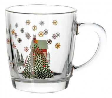 Набор кружек 2 шт 350 мл Pasabahce Christmas Collection 55531BD6 &mdash; Posudio