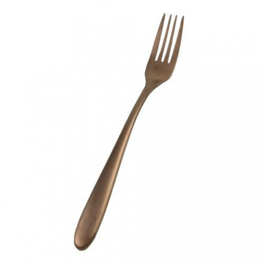 Вилка  столовая,медный матовый цвет P.L.&quot;Alessi-Copper&quot; — Posudio