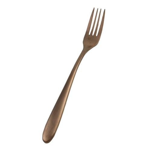 Вилка  столовая,медный матовый цвет P.L."Alessi-Copper" фото 1 — Posudio