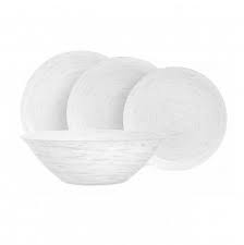 Столовый набор СТОУМАНИЯ УАЙТ 19 предметов — Posudio