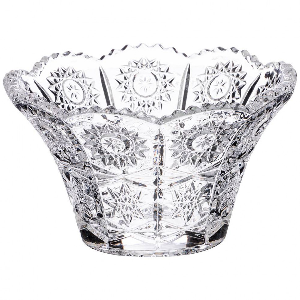 Конфетница на ножке 12*12*7см MUZA CRYSTAL фото 1 — Posudio