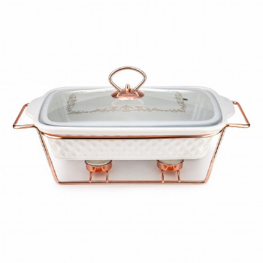 Мармит керамический ROSE GOLD 1,1,0л. LR12-01 — Posudio