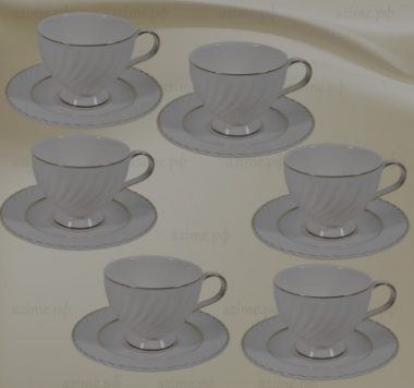 Чайный сервиз 12пр. в под.уп.(х6) Фарфор 102-005 — Posudio