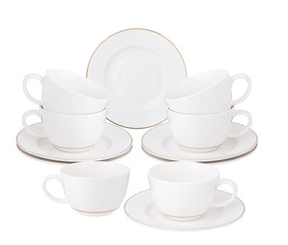 ЧАЙНЫЙ НАБОР LEFARD "STYLE" НА 6 ПЕР. 12 ПР. 270мл.  275-1287 фото 1 &mdash; Posudio