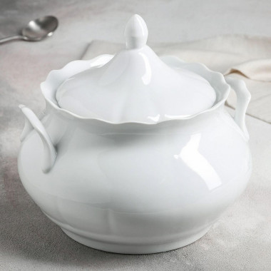 Ваза для супа 3000мл.&quot;РОМАНС&quot; — Posudio