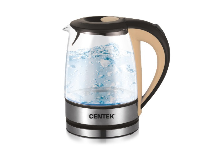 Чайник Cеntek  CT-0047  стекло 2200Вт  1,2л фото 1 — Posudio