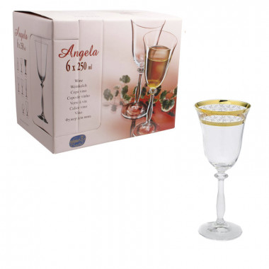 Бокал для вина 250мл (6шт) Анжела &mdash; Posudio