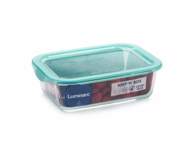 Контейнер стеклянный KEEP'N'BOX прямоугольный 1220мл — Posudio