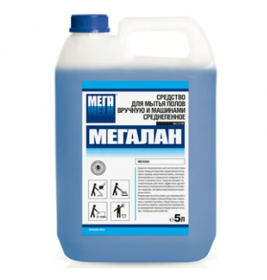 МЕГАЛАН ср-во для мытья полов машинами и вручную  5л/3 &mdash; Posudio