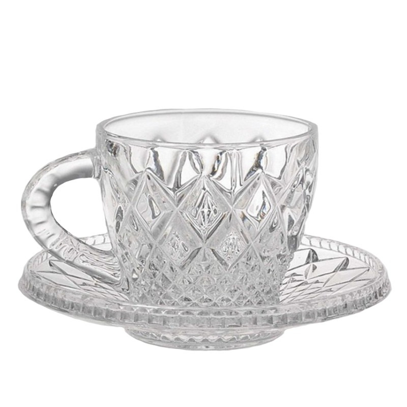 Набор для кофе Mokko 4предмета Crystal Bohemia Diamond 930/99999/9/06600/009409 фото 1 — Posudio