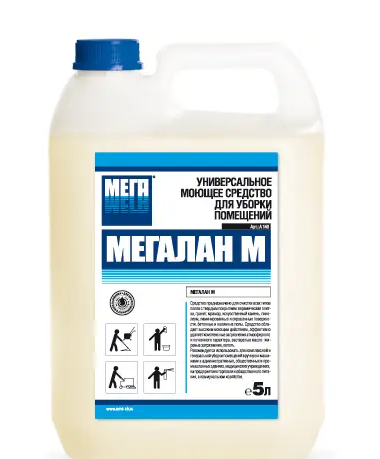 МЕГАЛАН М универс. моющ. ср-во для уборки помещений 5л/3 &mdash; Posudio