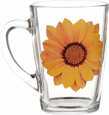 Кружка 300мл Геогин желтый ОСЗ Капучино 07C1334-GZHP &mdash; Posudio