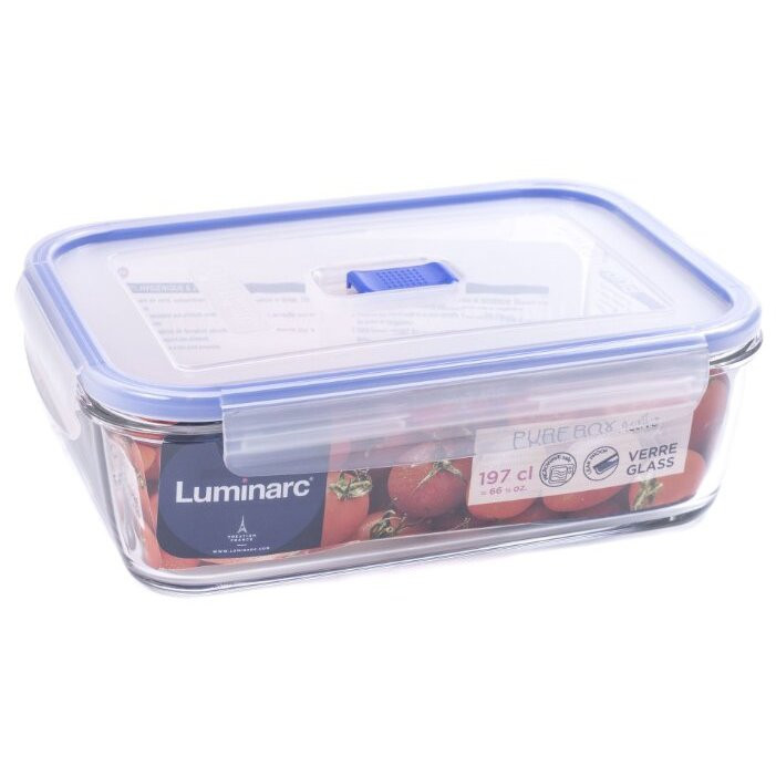 Контейнер прямоугольный 1.97л Luminarc Pure Box Active L8772 фото 1 — Posudio